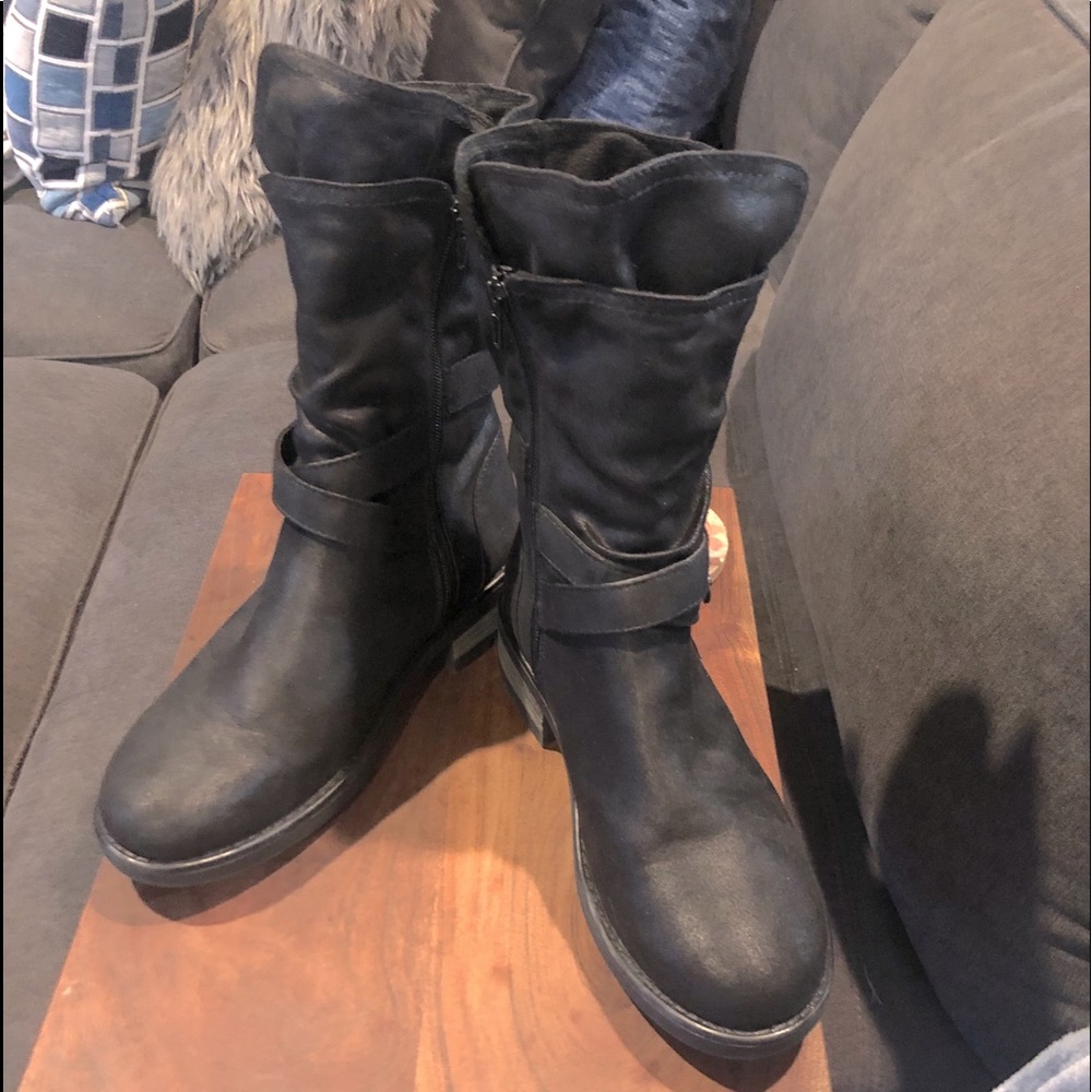 Combat/motorcycle boots
